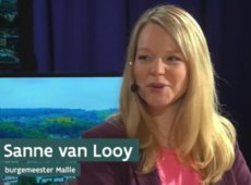 Foto van Sanne tijdens het interview