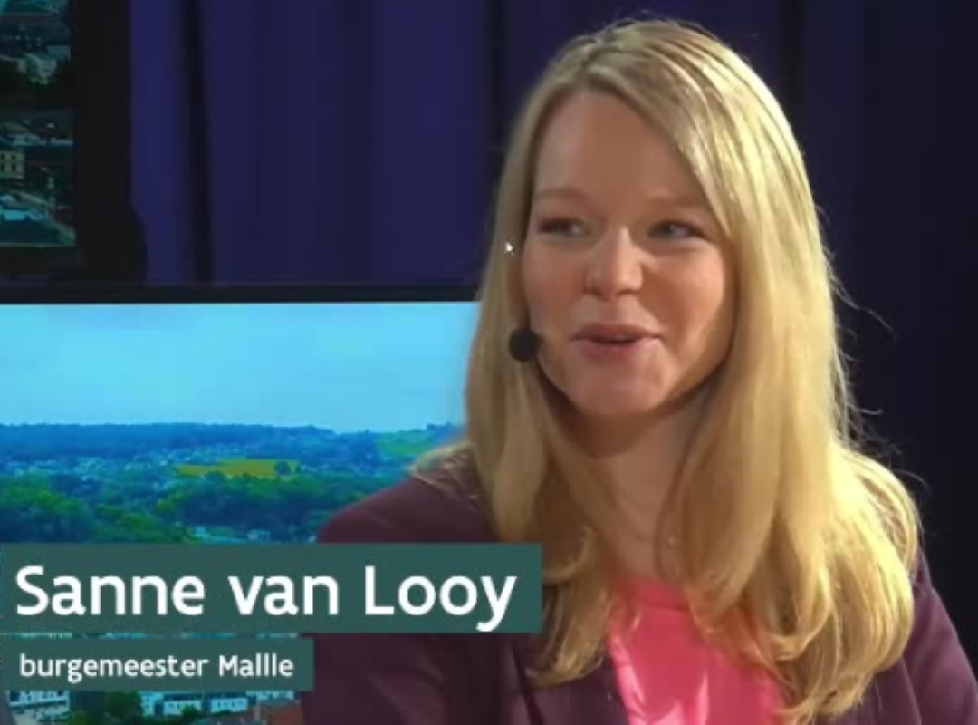 Foto van Sanne tijdens het interview