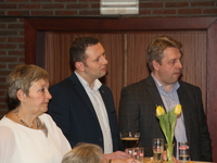 schepenen Mieke Vermeyen, Wouter Patho en Paul Van Ham
